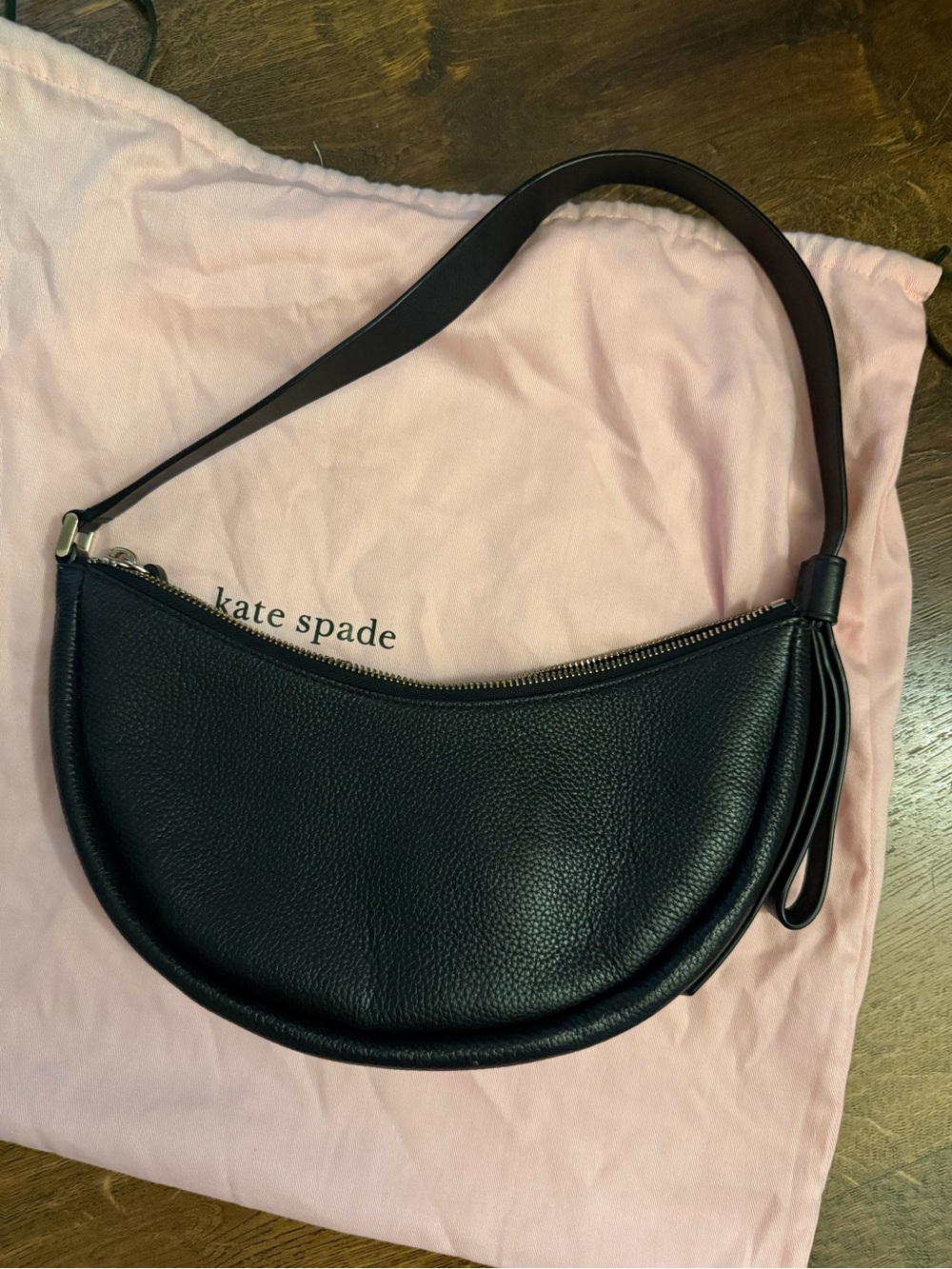 kate spade Black Crescent Shoulder Bag - Picture 8 of 9